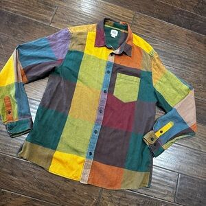 BDG Multicolor Plaid Shirt